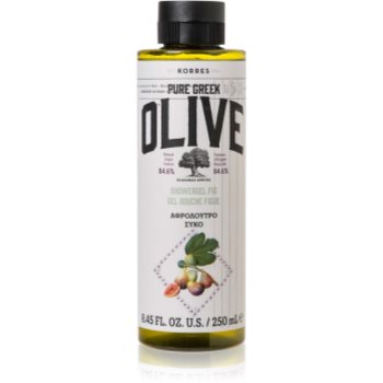 Korres Pure Greek Olive & Fig gel de dus hidratant - imagine 2